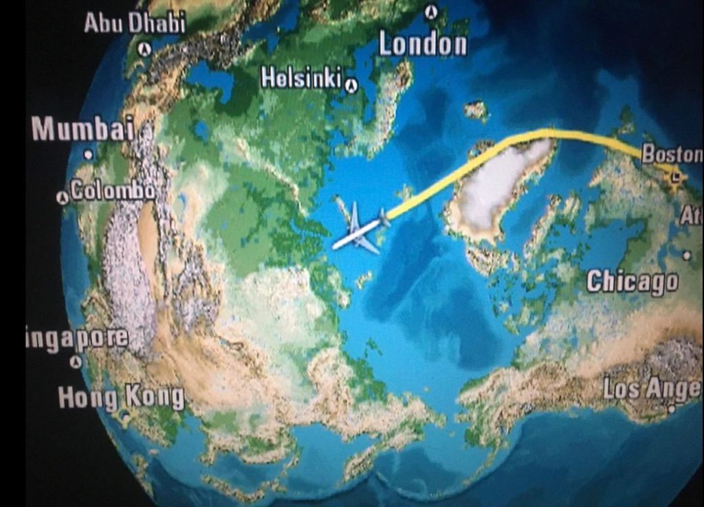 Flying over the North Pole to Hong Kong » KJB Trending Hospitality